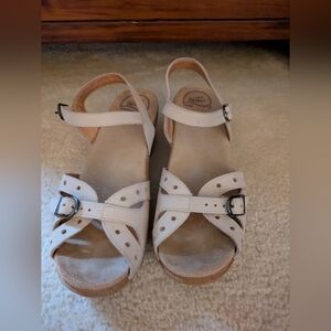 Dansko Sissy Leather Clog Sandals 39